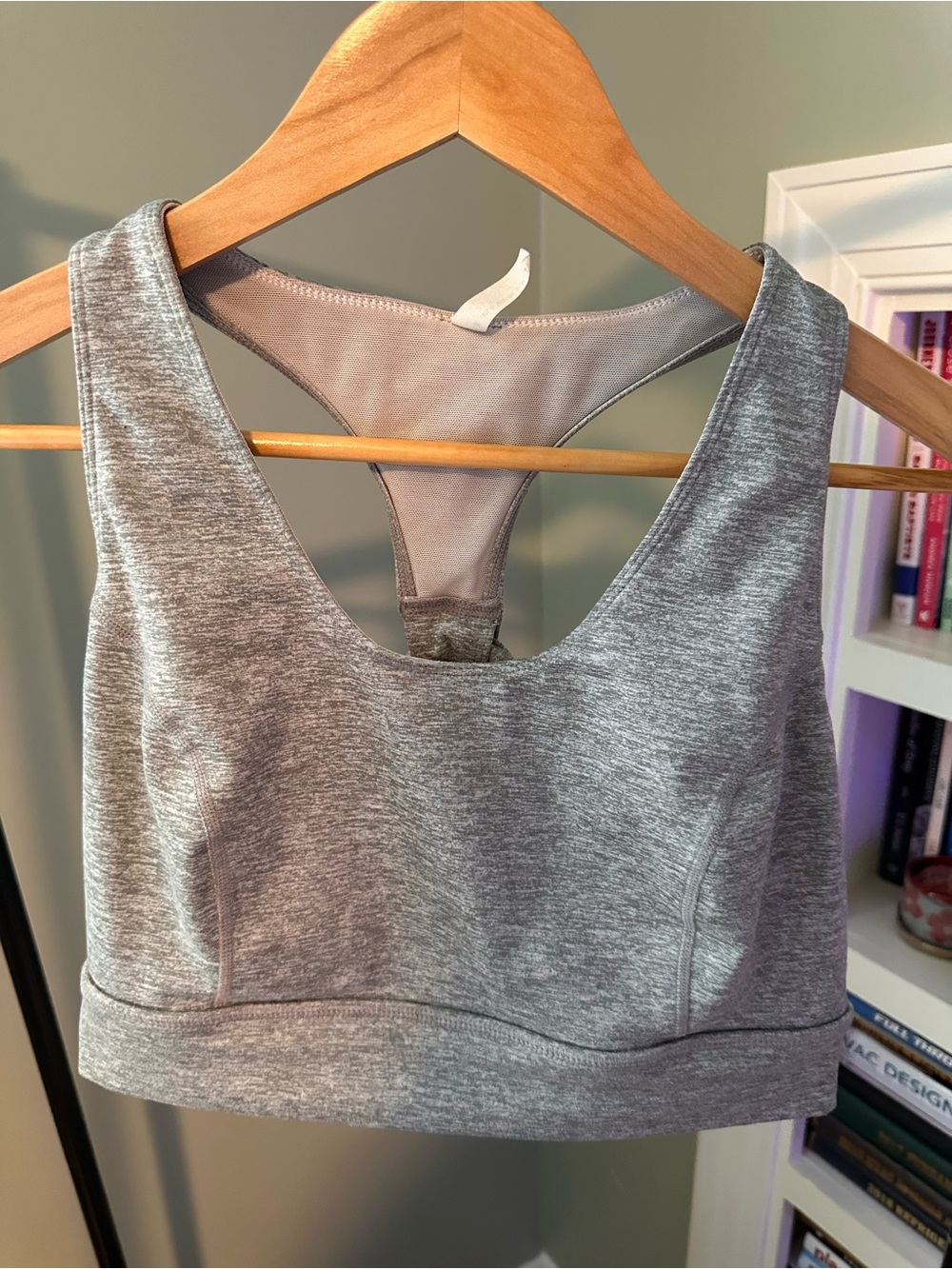 FP Movement by Free People Heather Gray Racerback Sports Bralette